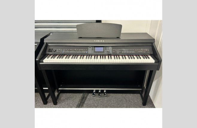 Yamaha CVP601 Satin Black Digital Piano, Used - Complete Package (SN:BCSP01017) - Image 1